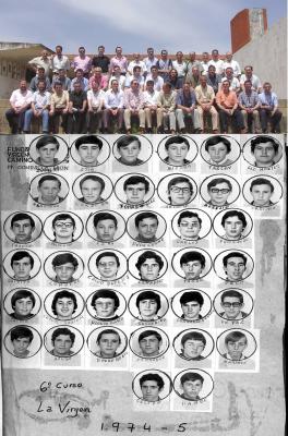 EL SEXTO CURSO 1974-1975 EN COLOR Y BLANCO Y NEGRO.