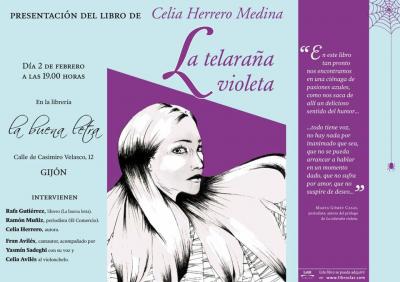 Presentación del libro La telaraña violeta de Celia Herrero