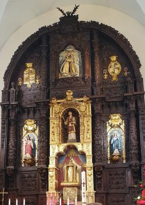 El retablo del convento de San Raymundo de Peñafort, en Potes (Por Isidro Cicero)